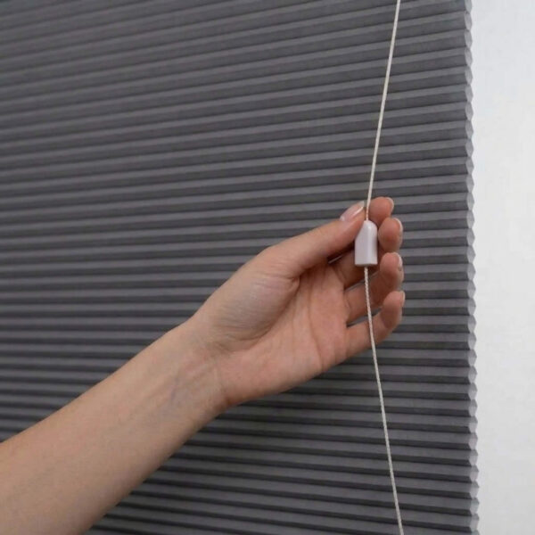 Plissegardin BASIC med snorbetjening dobbel duk 6